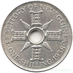 Монета. Новая Гвинея. 1 шиллинг 1938 год. 